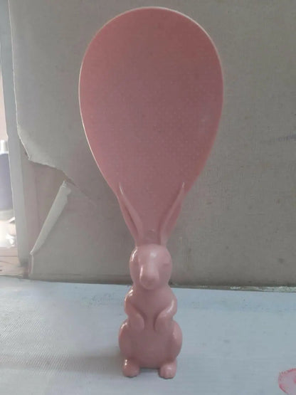 Rabbit Spoon is being showed standing